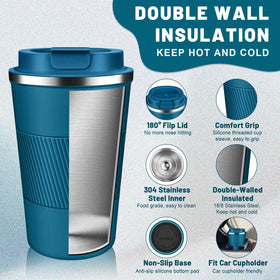 DUBUXW car cupholder-friendly design fits in vehicle cupholders
