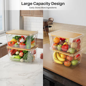Ducoak lid doubles as a cutting board for kitchen prep.