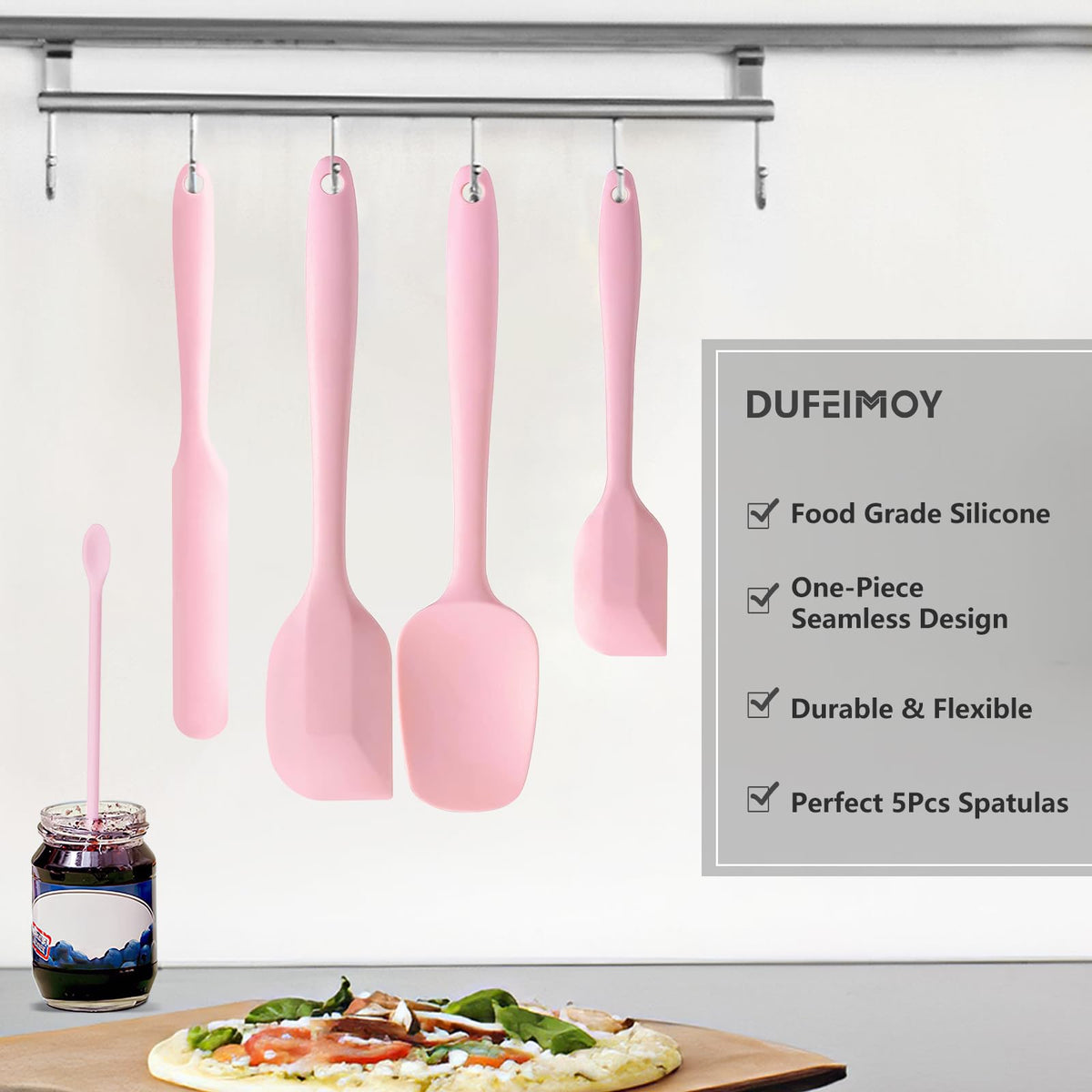 DUFEIMOY 5-piece set offers multiple styles for diverse kitchen tasks.