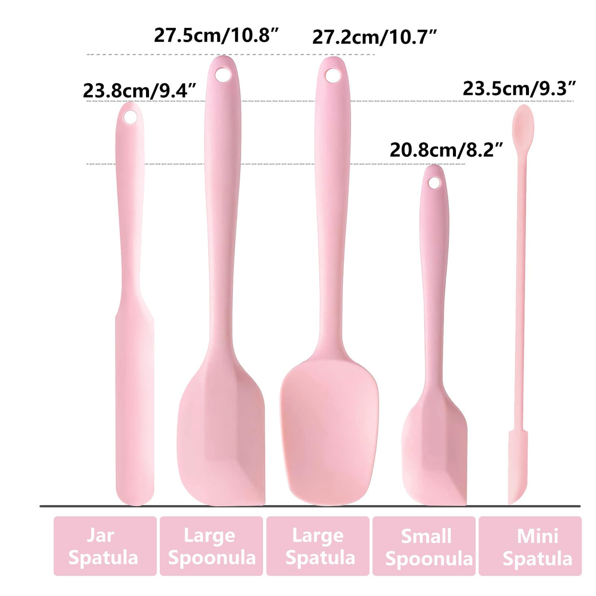 DUFEIMOY spatulas withstand up to 500°F for safe high-temperature cooking.