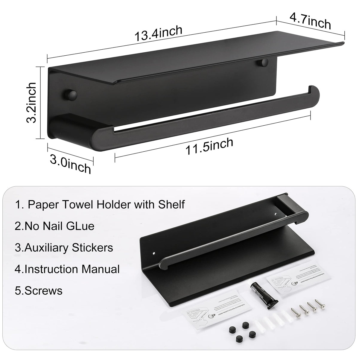 DUFU bathroom kitchen holder on glass tile for versatile spaces