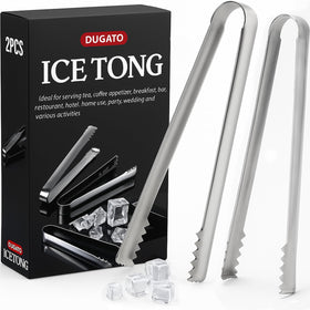 DUGATO cocktail tongs grip ice cubes securely for bar service