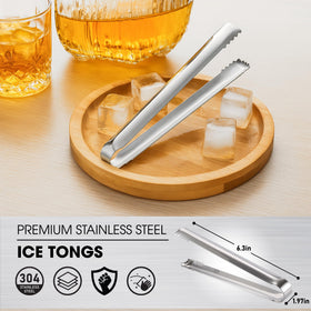 DUGATO cocktail tongs lift sugar cubes with precision