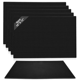 DUIBAOCHUN bar mats set on a countertop showing organized workspace.