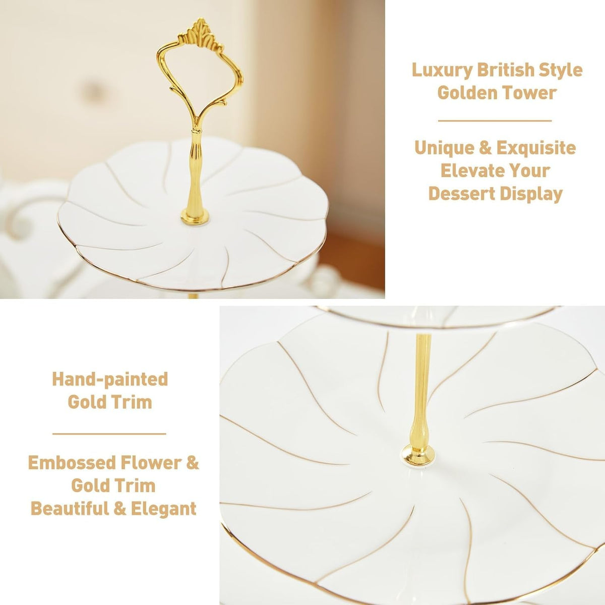 DUJUST frosted base prevents slipping on smooth tabletops during gatherings