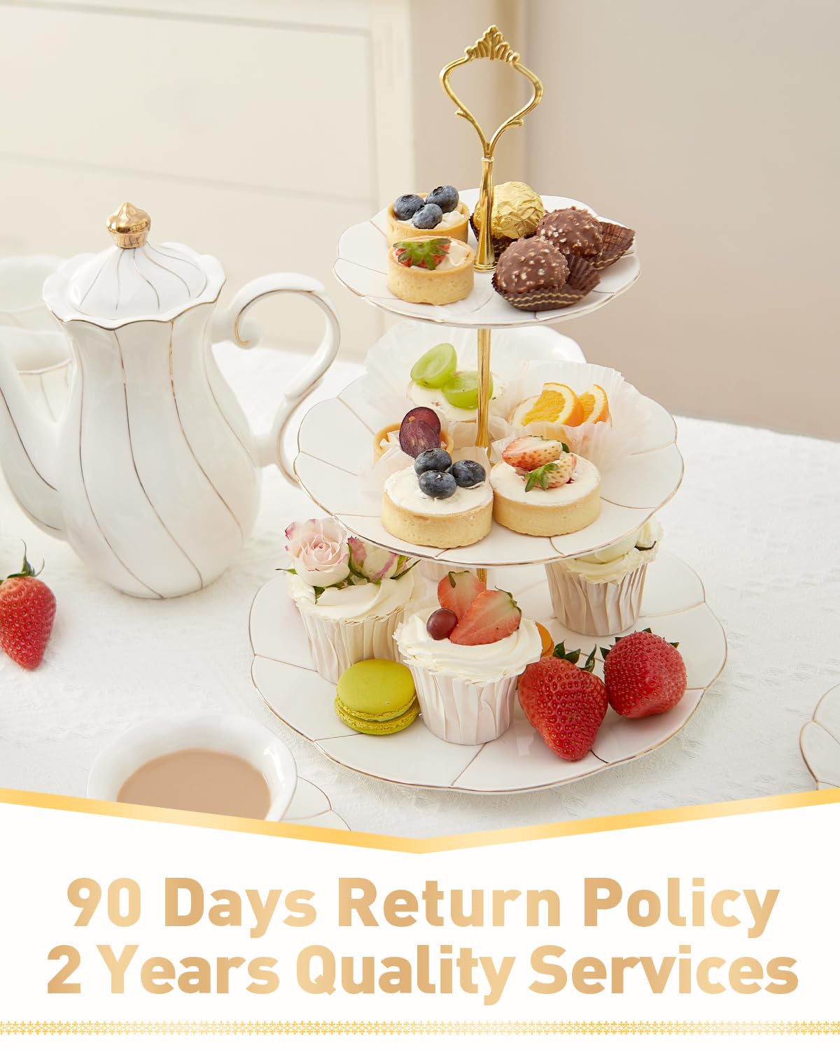 DUJUST gift-ready stand, ideal for weddings, baby showers, and holidays.