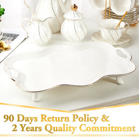 DUJUST non-slip foot pad tray keeps stable on smooth tabletops.