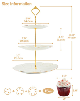 DUJUST set serves 24 cupcakes, perfect for parties and gatherings.