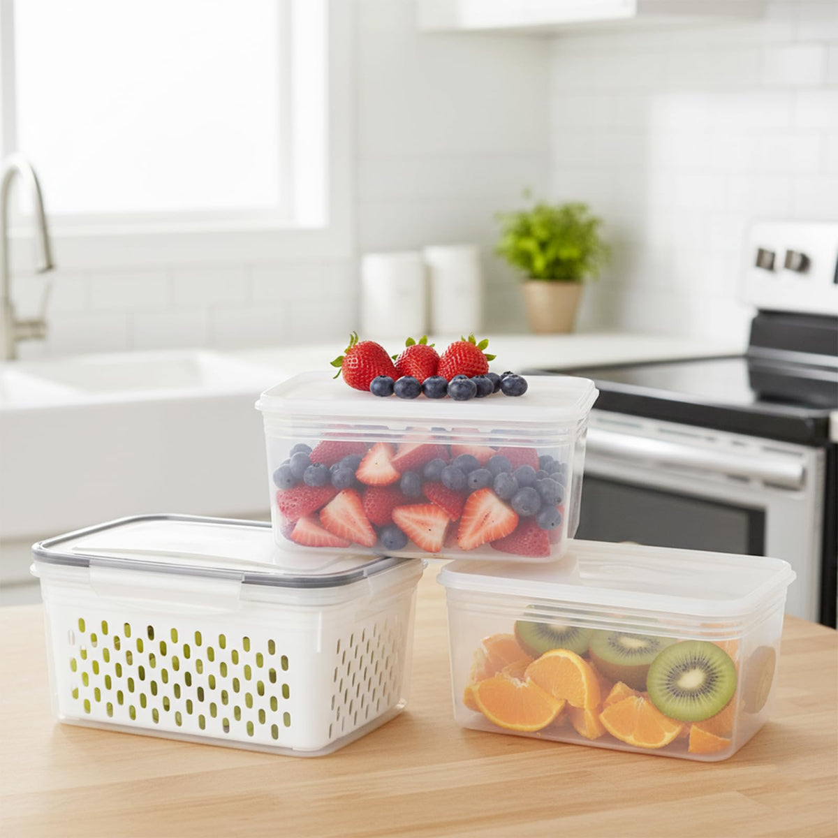 Dukrouk containers are dishwasher and microwave safe without lids.