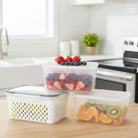 Dukrouk containers are dishwasher and microwave safe without lids.