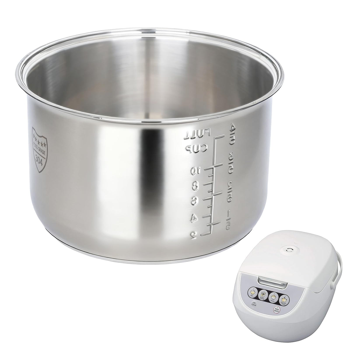Dukrouk inner pot 10-cup fit for Tiger JBV-A18U for ideal capacity.