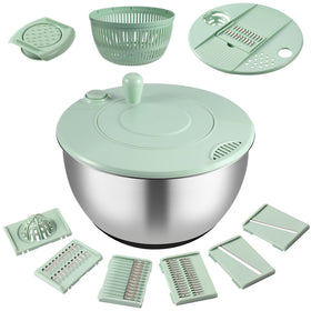 Dulvus salad spinner large-capacity bowl for washing and drying greens