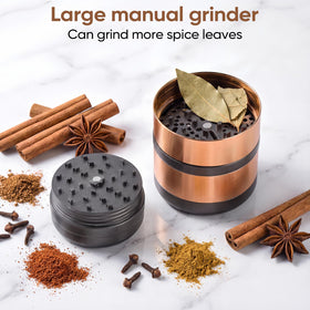 Dumbpec aluminum alloy body of the spice grinder for daily kitchen use