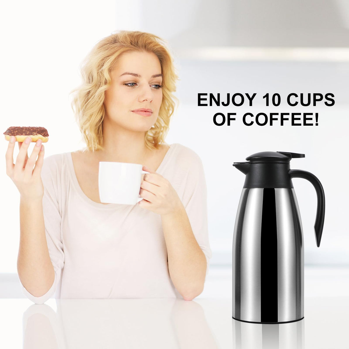 Dumfoin exterior stays cool to touch even with hot contents inside.