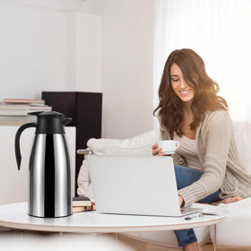 Dumfoin wide mouth opening makes cleaning easy with included brush.