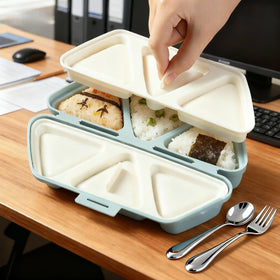 DumFurc lunch and picnic ready rice balls in one mold
