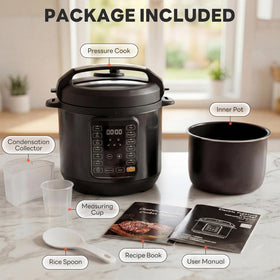 DUMOS versatile 16-in-1 design covers soups, rice, steam, yogurt