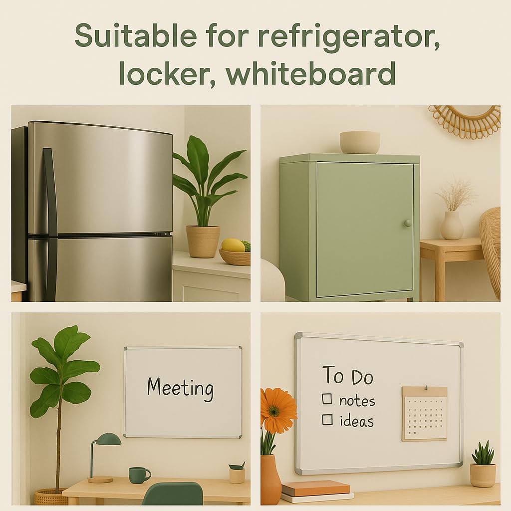 Office decor with DUMPILL mini vase magnet on metal whiteboard