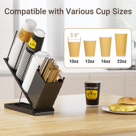 Dunatou rigid storage box for straws and accessories