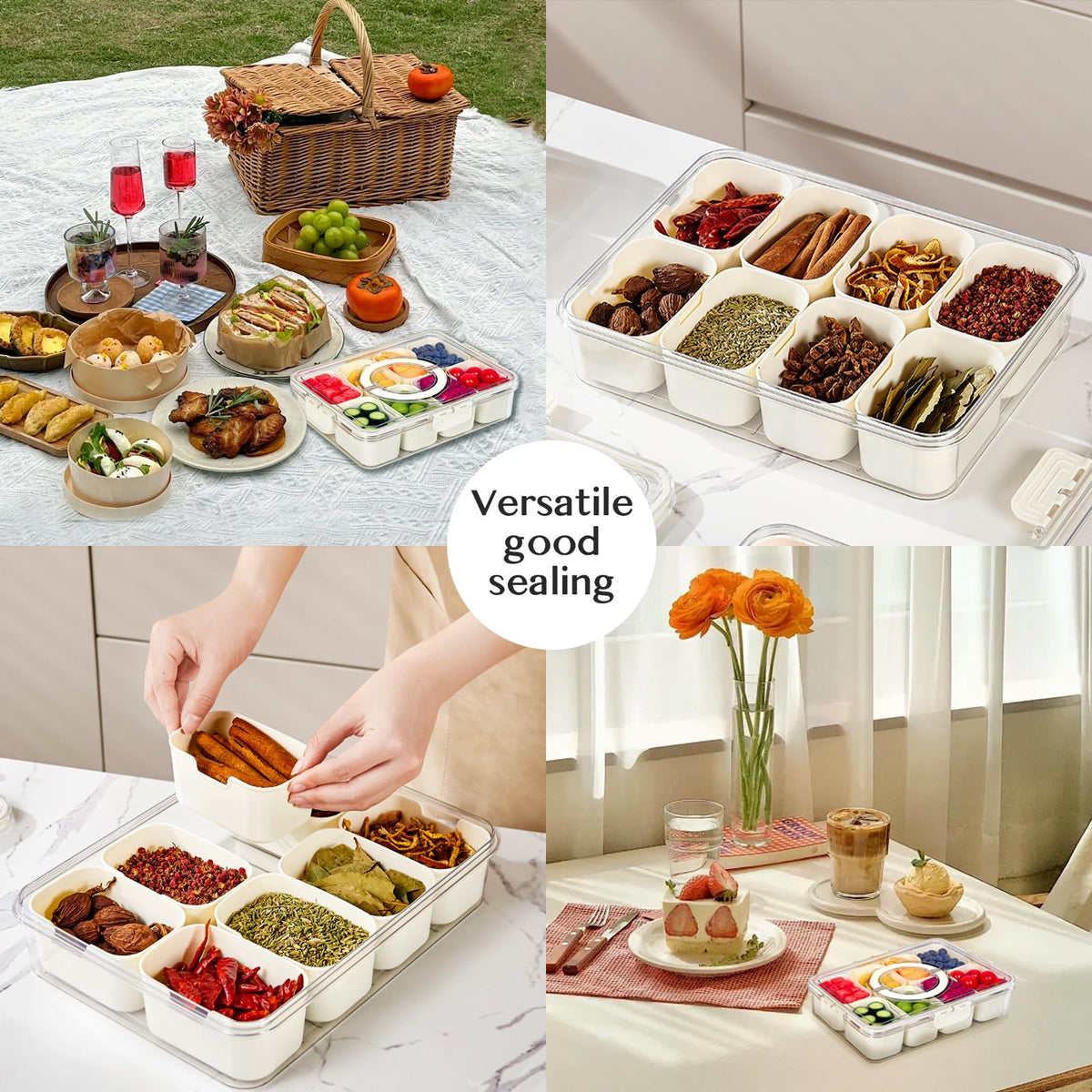 Dunruz Snackle Box uses food-grade materials for safe storage.