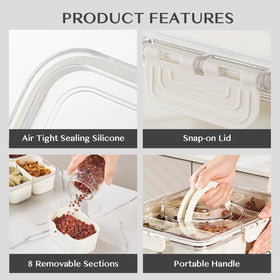 Dunruz Snackle Box freezer-ready for storage and warm serving.