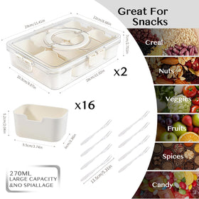 Dunruz Snackle Box lid with silicone seal preserves freshness during transport.