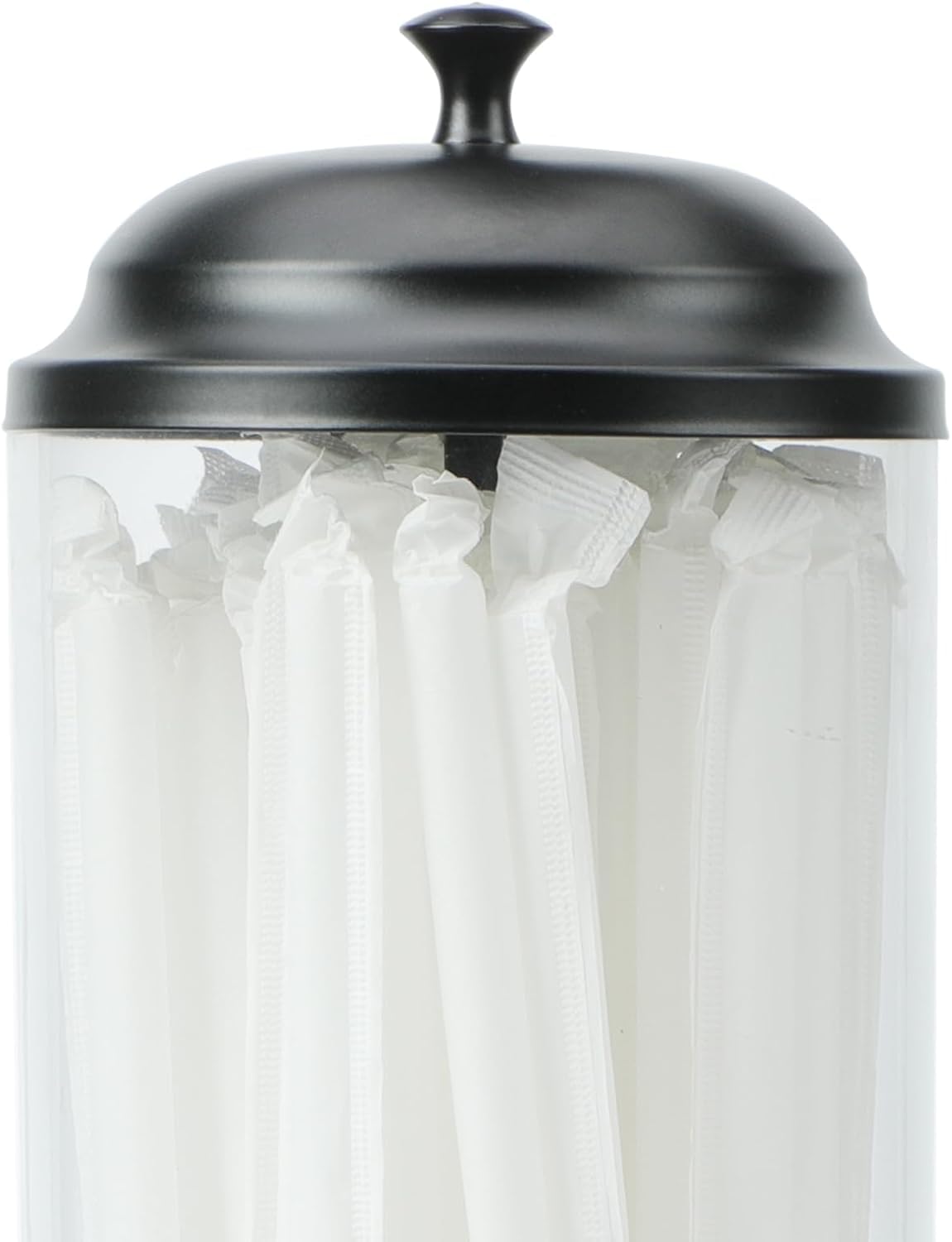 DUNTON straw holder on dining-counter demonstrates suitability for home or cafe use.