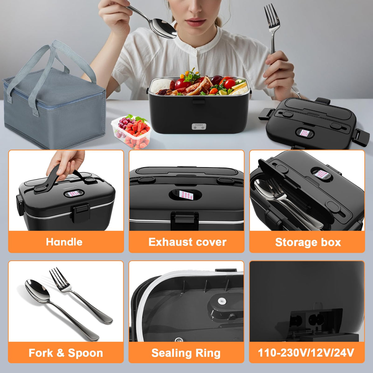 DUPASU 3-in-1 multi-voltage support for home, car, and travel.