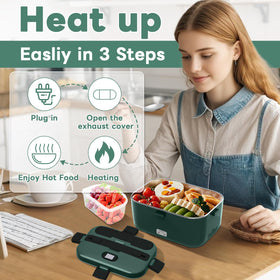 DUPASU lunch box is dishwasher-safe for quick cleaning after meals