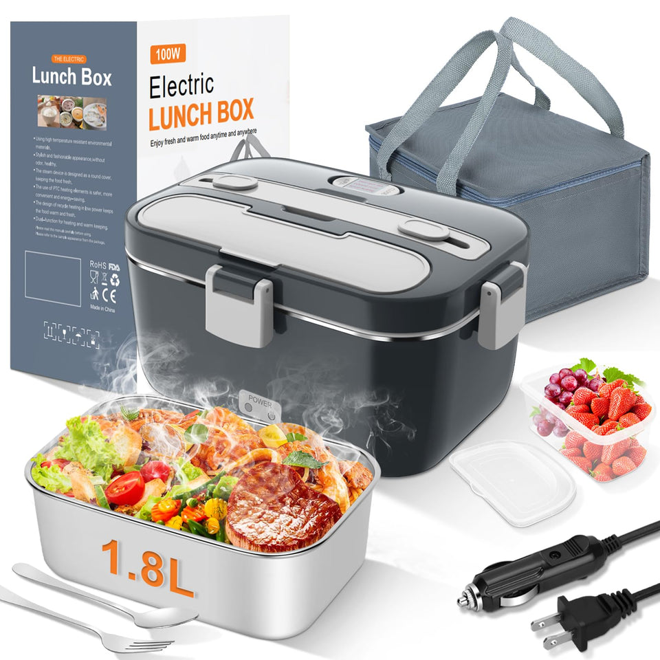 DUPASU electric lunch box rapid heat for hot meals on the go.