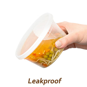 DuraHome lid with tight seal shown for sauces and dressings