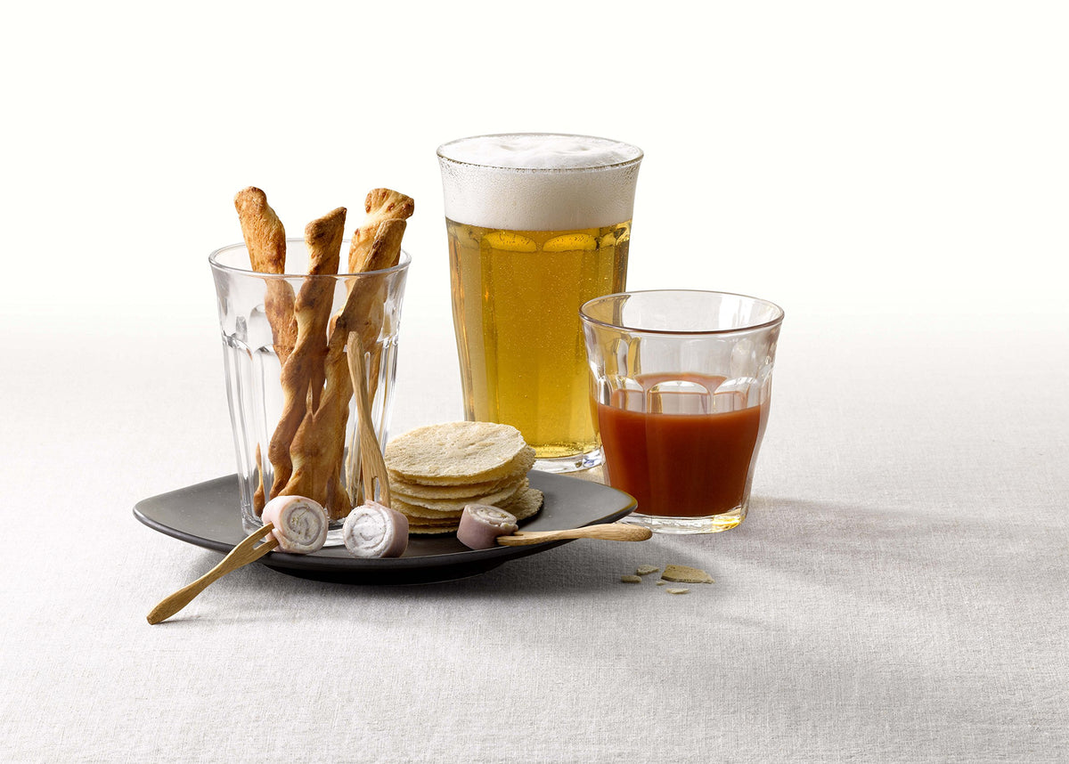 Duralex Picardie stackable tumblers saving cabinet space and clutter