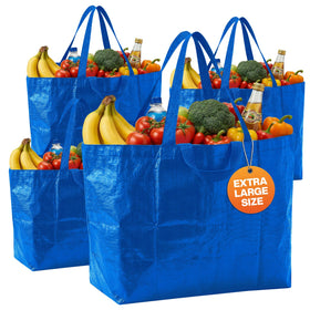 DURASACK Haul-It-All 18gal blue open-top tote ideal for quick packing and heavy loads.