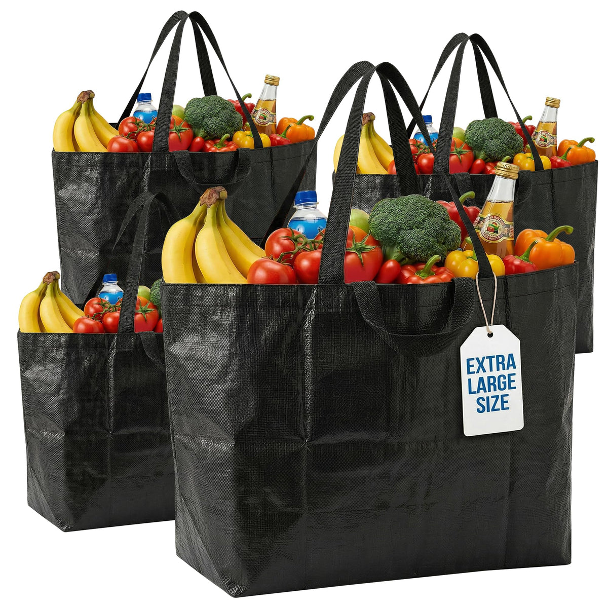 DURASACK Haul-It-All open-top tote with wide opening for quick loading and unloading