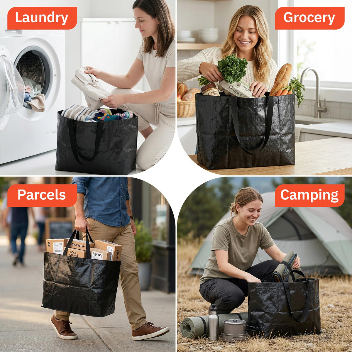 DURASACK Haul-It-All foldable tote ideal for dorm storage and trunk organization