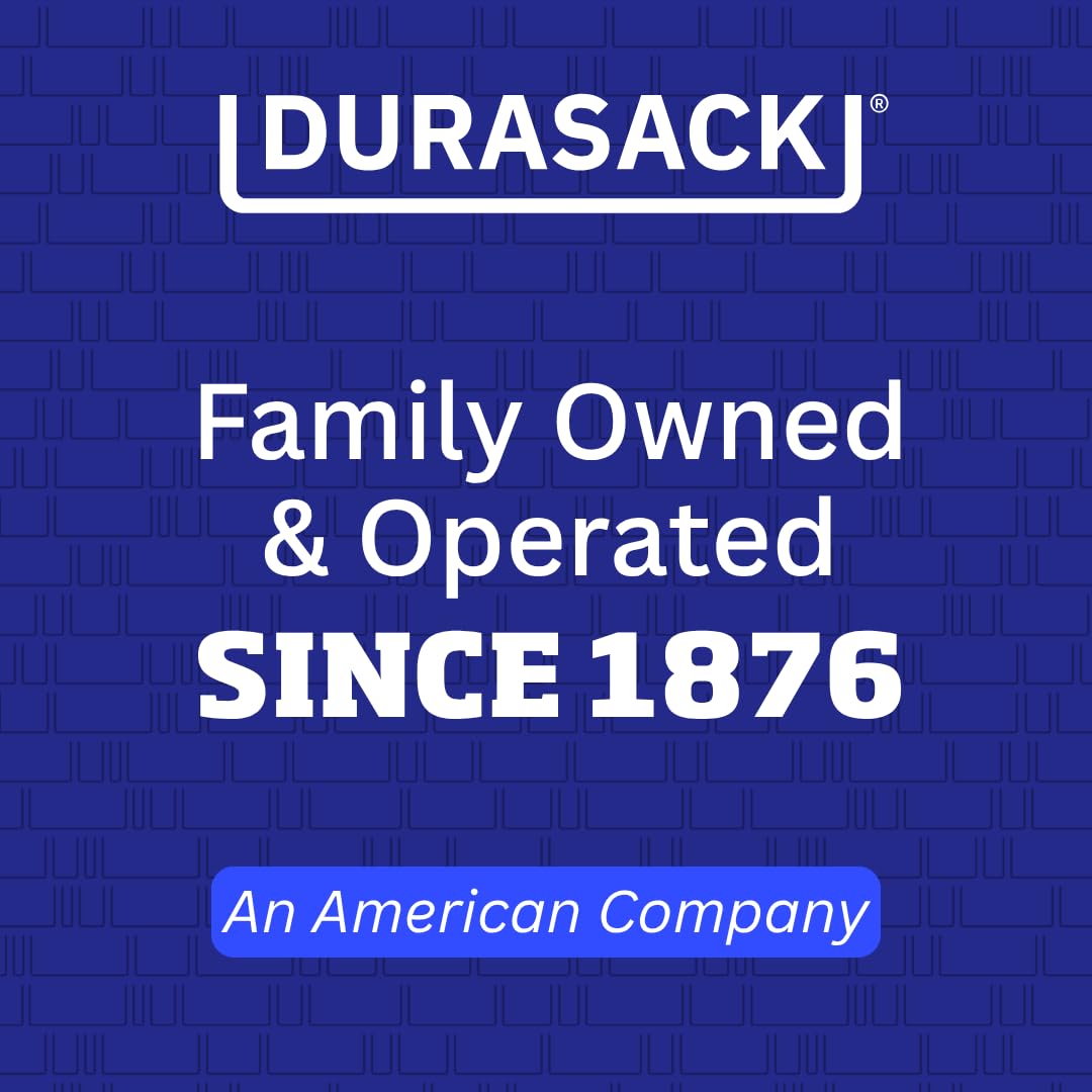 DURASACK folded-storage shot demonstrates compact, eco-friendly reuse after moving or travel.