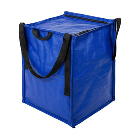 DURASACK heavy duty tote blue front view showing easy loading