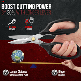 DuroX leather-cutting action shows precise clean edge for leather projects.
