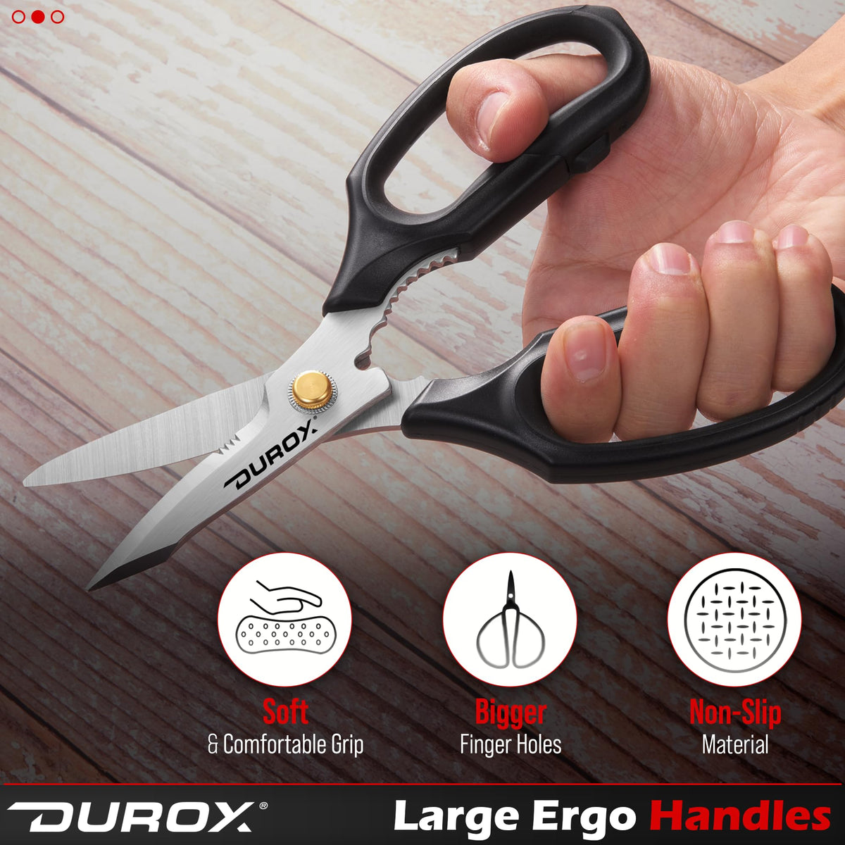 DuroX plastic-cutting edge yields clean, fast cuts.