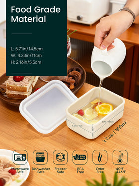 Duseu silicone freezer molds with lids demonstrating leak-proof design
