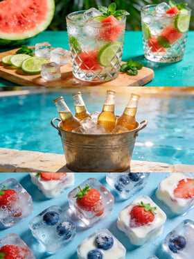 Duseu silicone ice trays dishwasher safe for effortless cleanup.