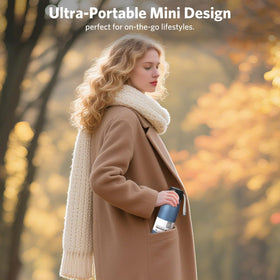 Dusgut Air Force Blue bottle adds stylish portability for everyday use.