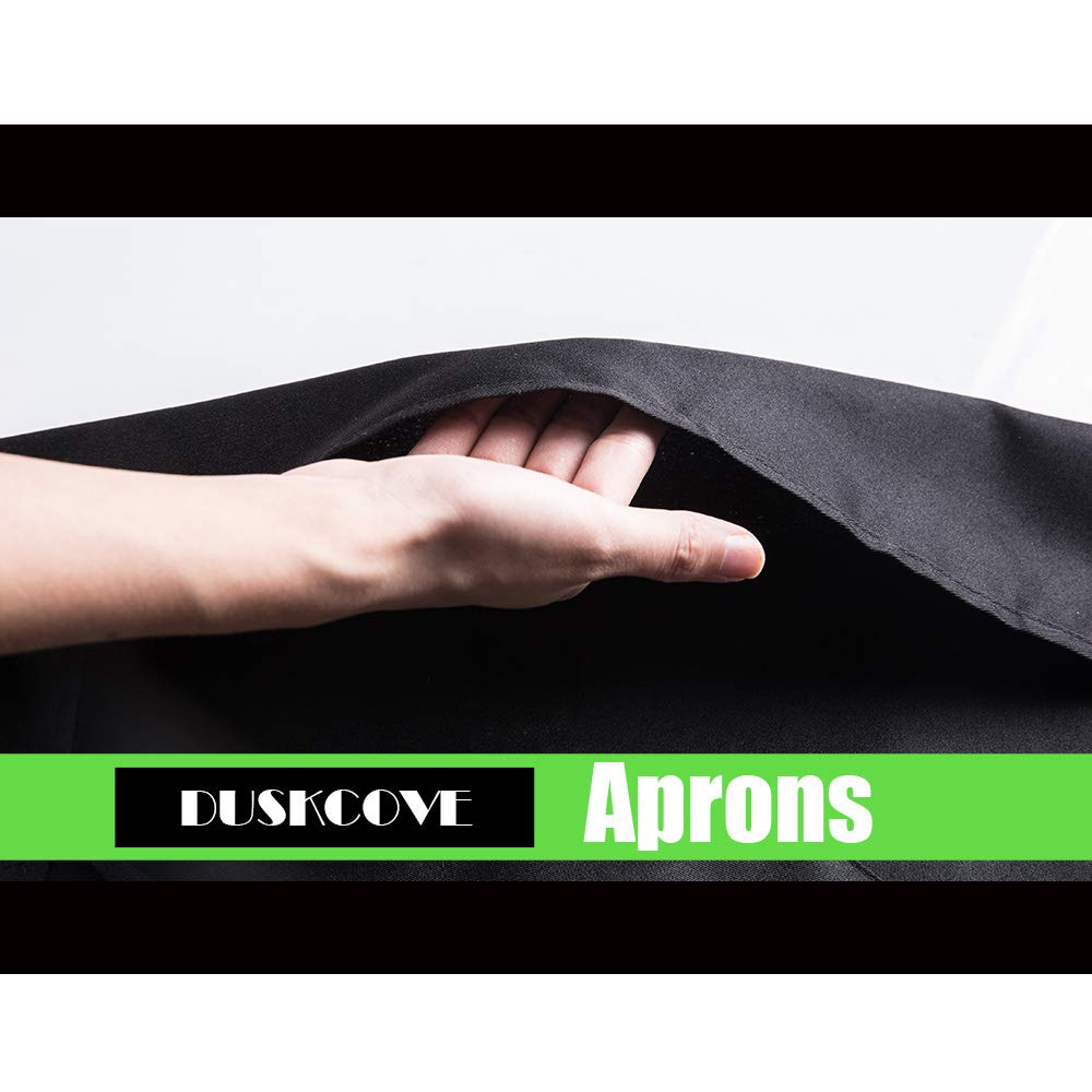 DUSKCOVE unisex-fit apron suitable for different body types.