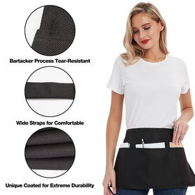 Wide 0.8-inch waist straps reduce fatigue during long shifts.