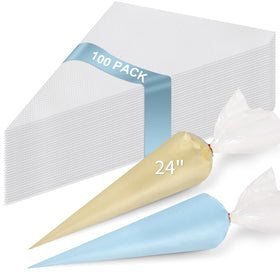 duskeep 24-inch piping bag with large capacity ideal for cakes and cookies