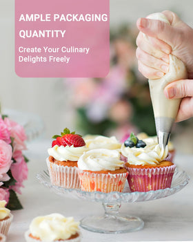 Duskeep textured-grip piping bags ensure secure handling during decorating