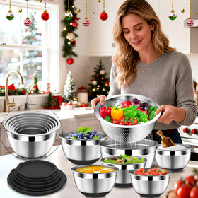 DUTZUN dishwasher safe bowls simplify cleanup after cooking