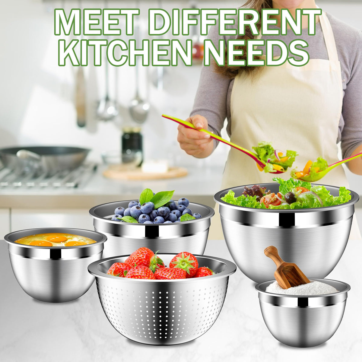 DUTZUN Pistachio set supports meal prep and serving on the go.