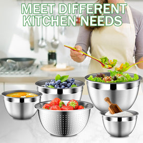 DUTZUN stackable bowls help keep a tidy, organized kitchen.