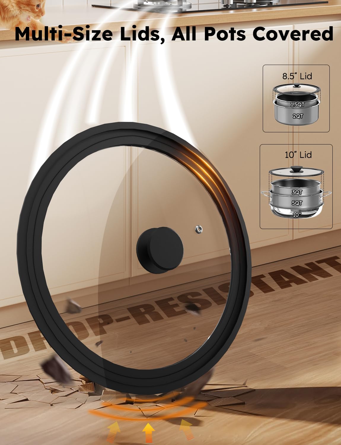 DUXANO easy-clean surface makes cleanup quick and dishwasher safe